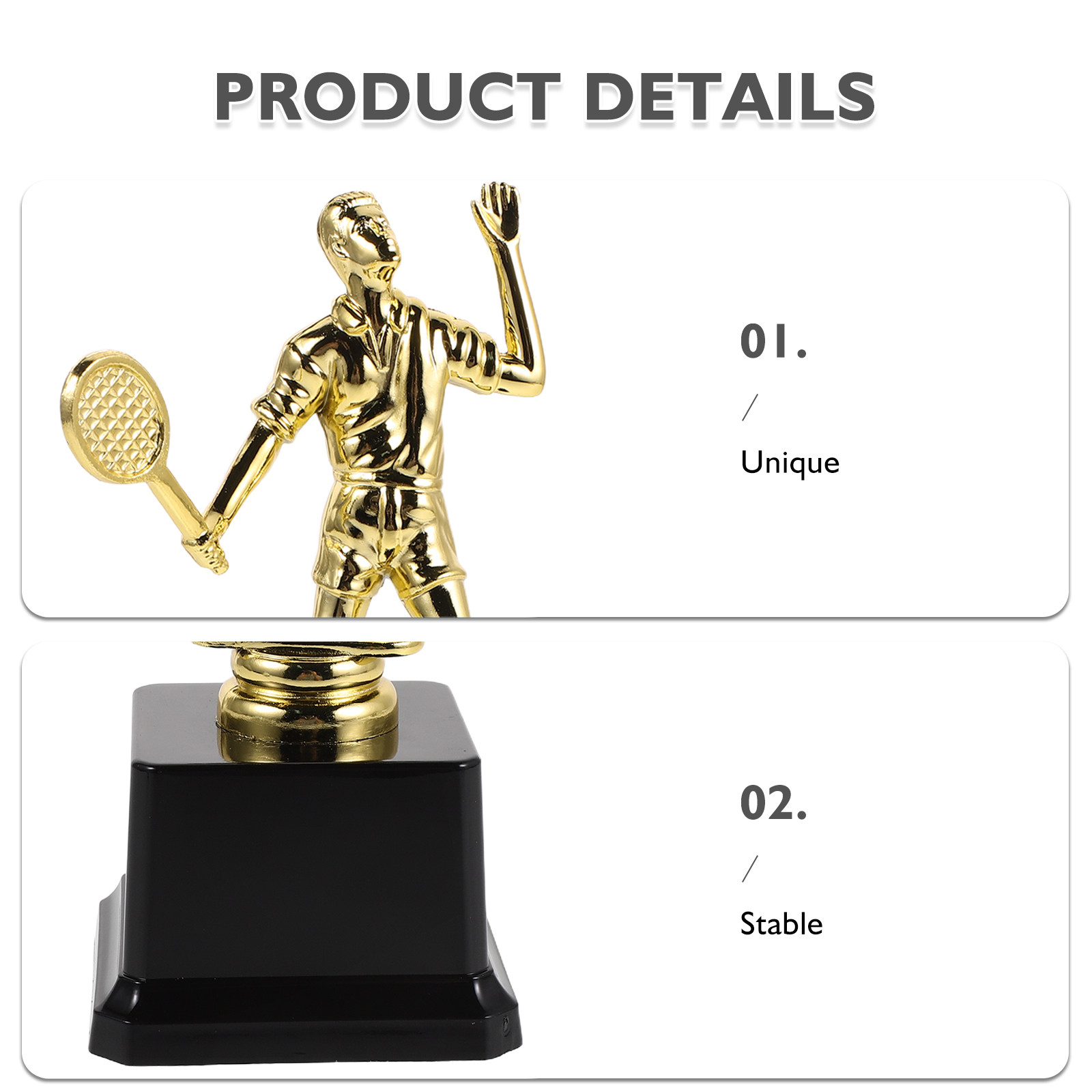 7 Coppe Trofeo in Plastica per - Table Tennis Champion recensione e prezzo