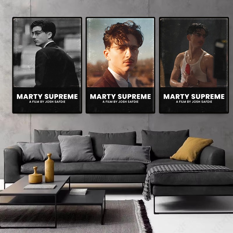 Poster del Film Marty Supreme  - Table Tennis Illustration recensione e prezzo