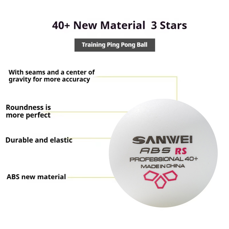 SANWEI RS40 + Palline da ping  - Table Tennis Daily recensione e prezzo