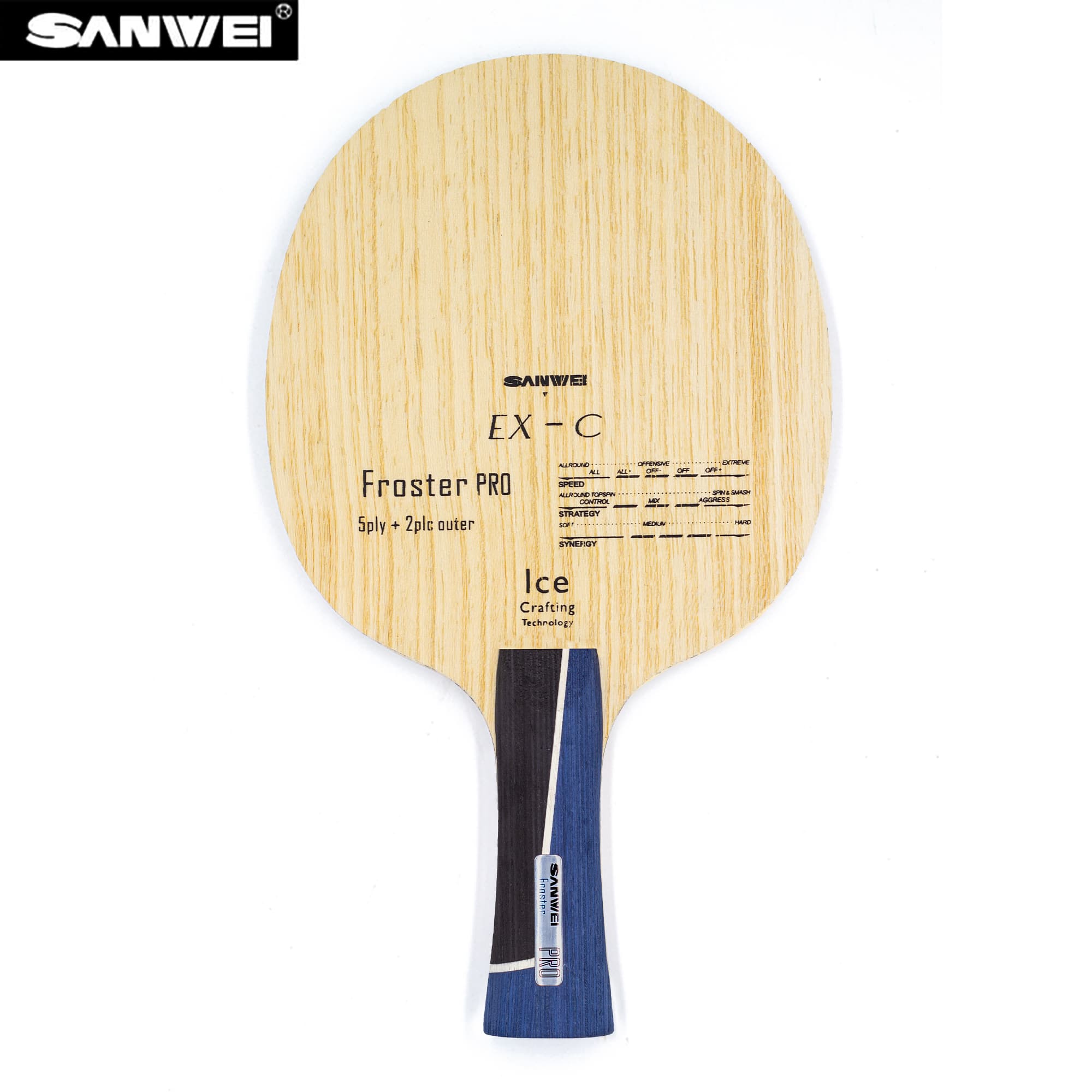 SANWEI ALC Lama da ping pong F - Table Tennis Blades recensione e prezzo