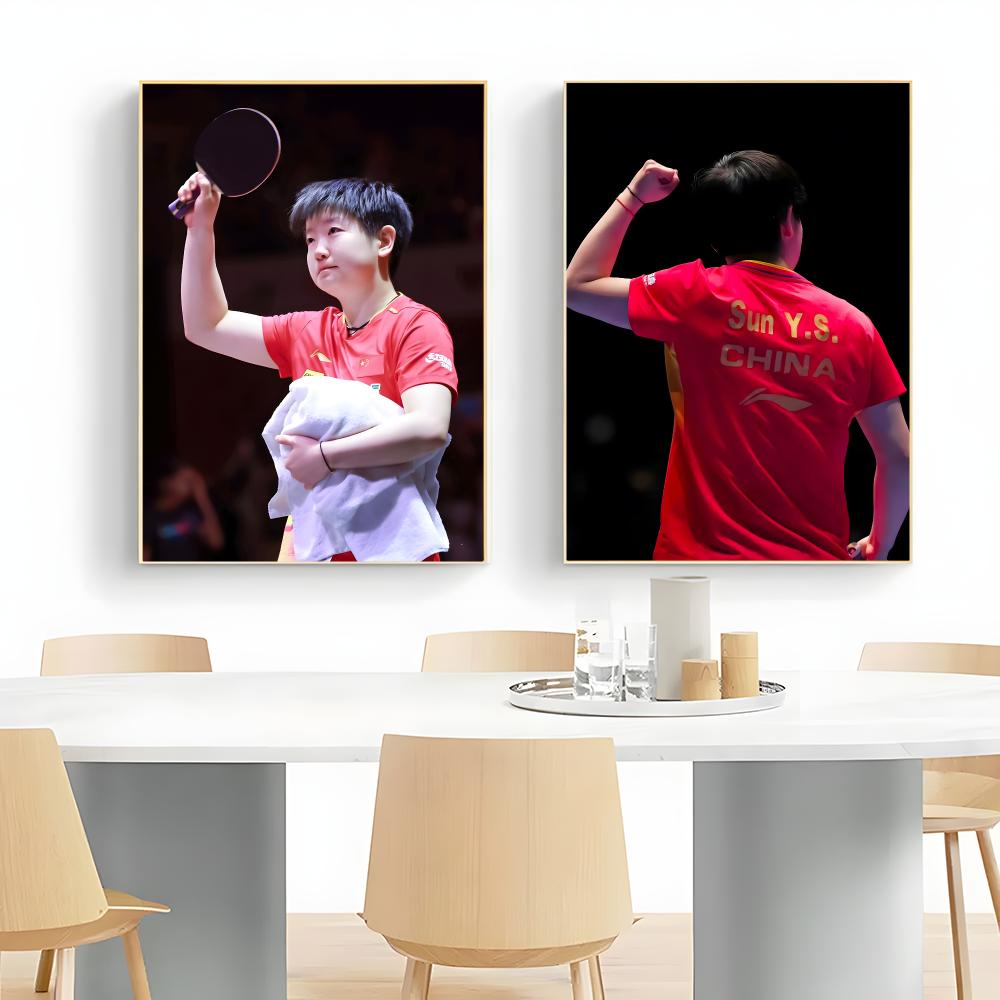 Poster Atleta di Tennis da Tav - Table Tennis Champion recensione e prezzo