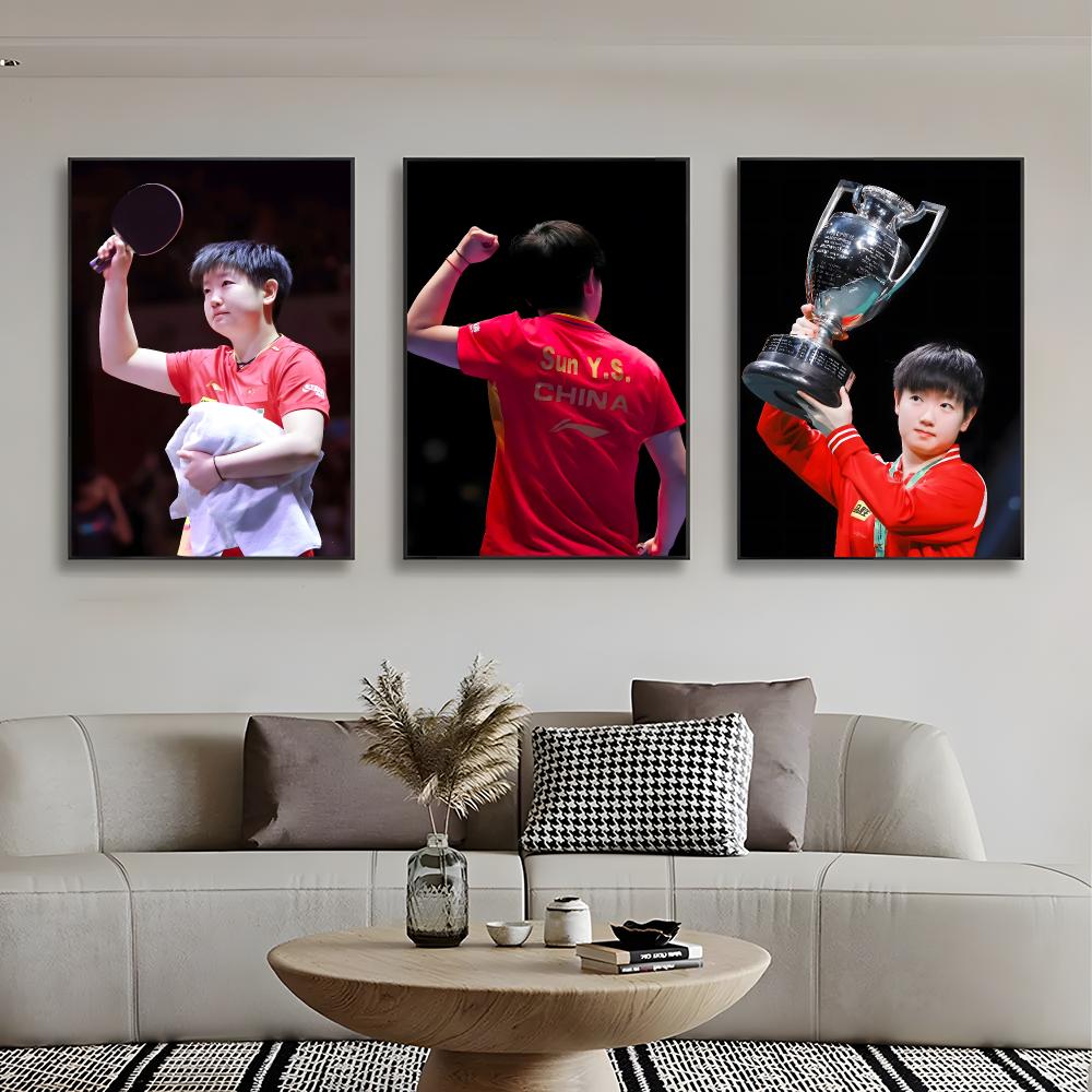 Poster Atleta di Tennis da Tav - Table Tennis Champion recensione e prezzo